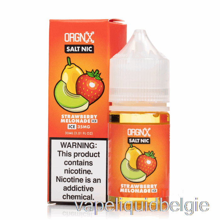 Vape Vloeibare Ijskoude Aardbeimeloen - Orgnx-zouten - 30 Ml 50 Mg